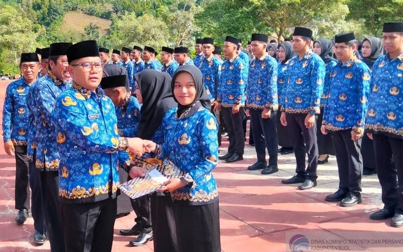 Pelantikan 171 PPPK Warnai Hut Ke-54 Korpri Di Buol