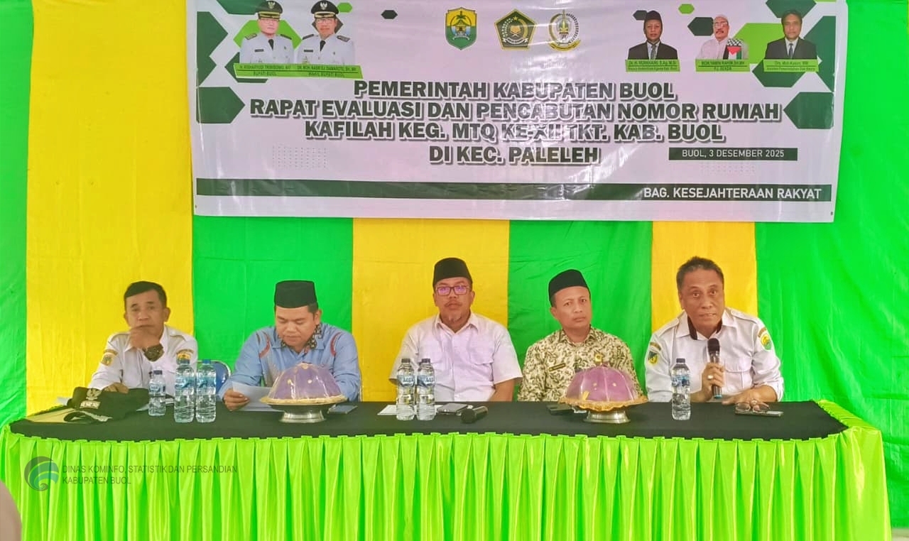 Pemkab Buol Mantapkan Kesiapan MTQ XII Kabupaten Buol