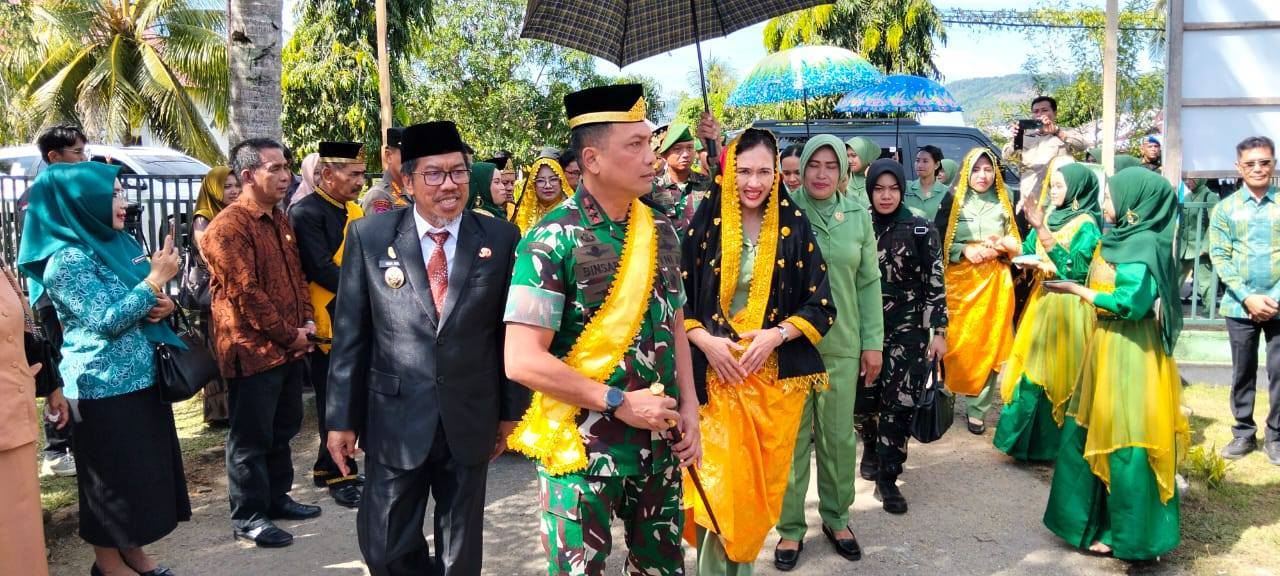 Kunjungan Kerja Pangdam XXIII/Palakawira di Koramil 1305-05 Biau, Kabupaten Buol