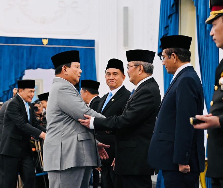 Presiden Prabowo Lantik Keanggotaan Komisi Percepatan Reformasi Polri